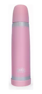 Termo Lumilagro Luminox Rosa De Acero Inoxidable 1 L