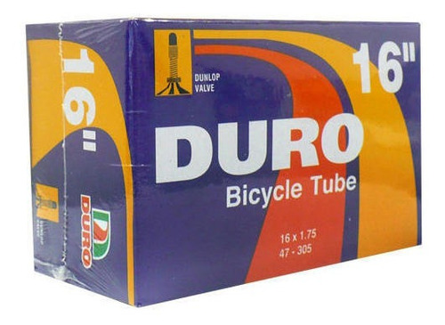 Imagen 1 de 2 de Camara Bicicleta Niño Aro 16 X 1.75 Valvula Bicicleta Duro