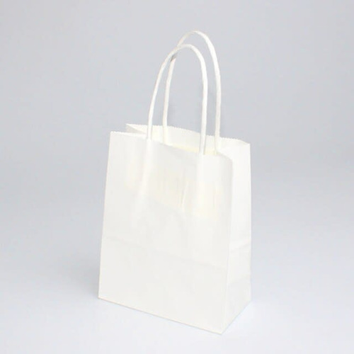 Bolsas Kraft Blanco - M - Docena.