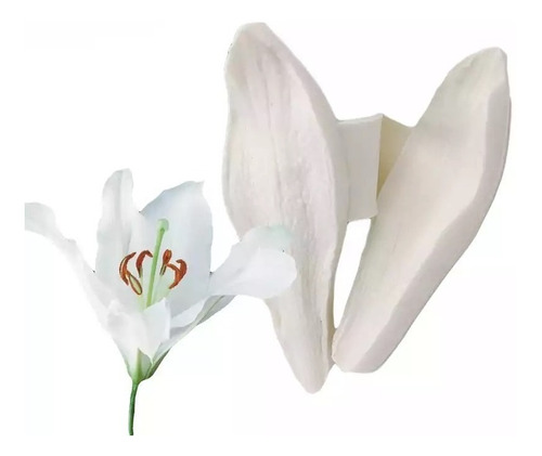 Molde Silicón Flores Fondant/ Pasta/nervador Lilis, Azucenas