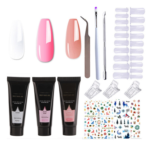 Kit De Gel De Extensión De Uñas Kit De Gel De Extensión
