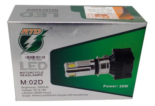 Luz 3 Led Delantera Universal C/adaptador Corta/larga-0207