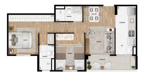 Apartamento Com 2 Dormitório(s) Localizado(a) No Bairro Jardim São Paulo Em São Paulo / São Paulo - 6489:911965