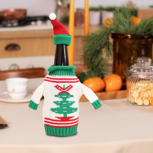 Funda Para Botella De Vino Con Sombrero Árbol De Navidad