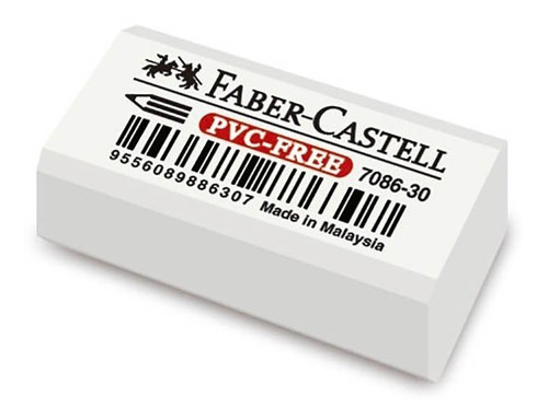 Goma De Borrar Faber Castell  Blanca P/ Dibujo Tecnico X1 U