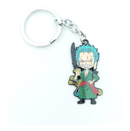 Llavero One Piece Roronoa Zoro Anime De Colección