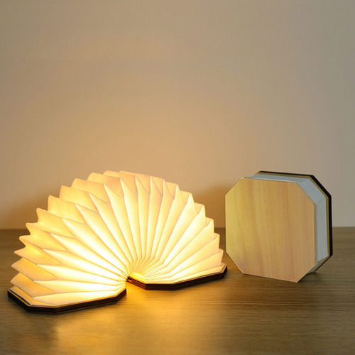 Lámpara Libro Artesanal Con Luz Led - ¡regalo Único! Personalizable + Usb Recargable Perfecta Para: Altar/buró/decoración Incluye Mensaje Para Cumpleaños/san Valentín