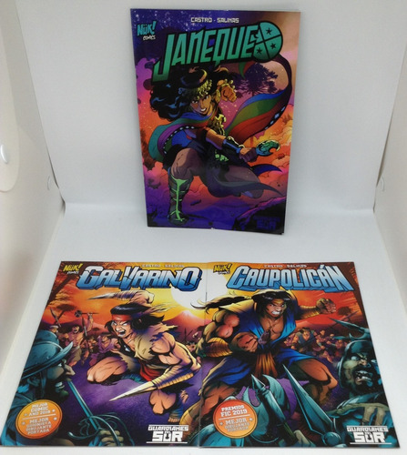 Imagen 4 de 7 de Pack Guardianes Del Sur - Galvarino, Caupolican, Janequeo Y Lautaro