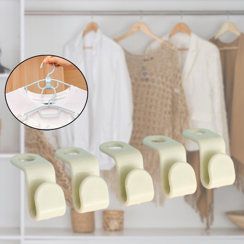 5 Uds Ganchos De Conector Para Colgar Ropa Clips De