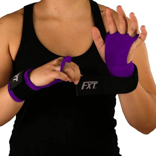 Fxt Calleras/hand Grip Pro De Carnaza De Piel Crossfit, Gym