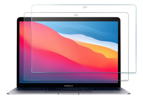Procase Protector Compatible Con Macbook Pro 13 Y Macbook Air 13 2022 2020 2019 2018 2017 2016, 2 Unidades De Mica Vidrio Cristal Templado Para Macbook Air 13 Y Macbook Pro 13 Pulgadas