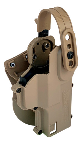 Coldre Cintura Maynards Mc04 Paddle Caqui Pt100 Glock 24/7