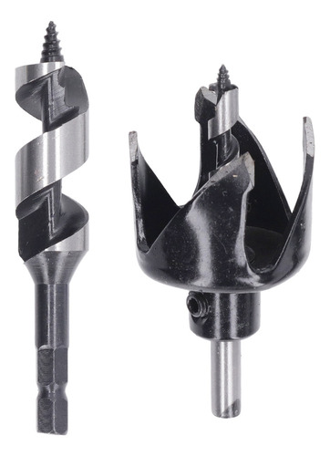 7j Juego De Sierras Esféricas Auger Bits, 4 Puntas, Brocas