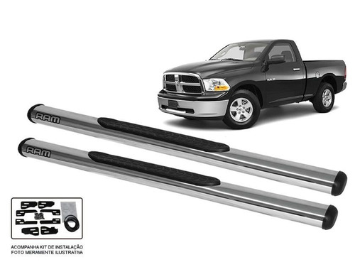 Estribo Dodge Ram Cs 2006 A 2011 Oblongo Cromado