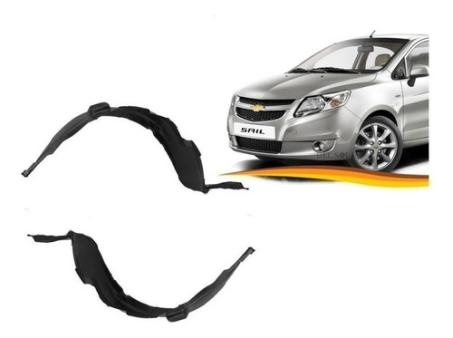 Guardafangos Delanteros Chevrolet Sail 1.4 2011 2016 Par