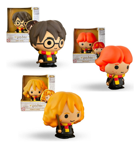 Combo 3 Muñecos Coleccionables Harry Potter Wizarding World