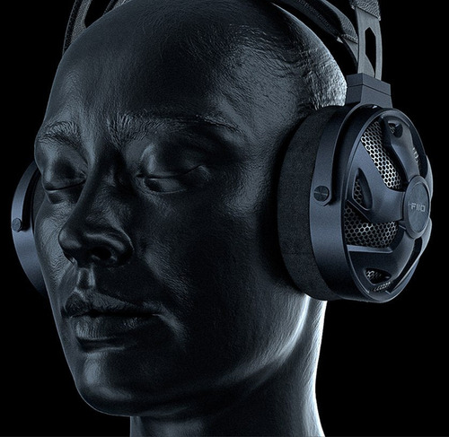 Audífonos Hi-res Con Drivers De Berilio Fiio Ft3 350 Black Color Negro
