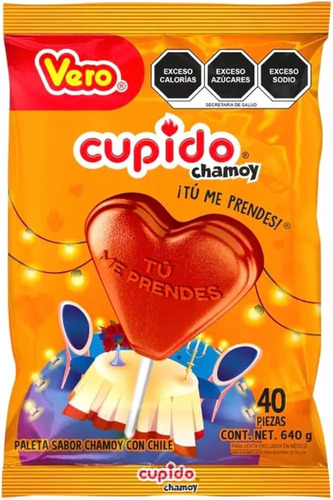 Cupido Chamoy Chile Paleta 400 Pz Vero