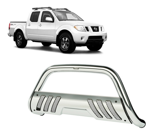 Defensa C/chapon Cromada Nissan Frontier 2003/2007