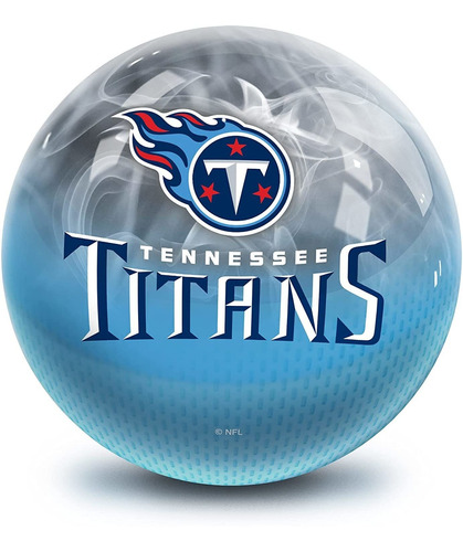 Nfl Tennessee Titans On Fire - Bola De Bolos Sin Perforar