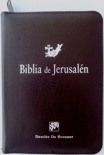 Biblia De Jerusalén Cuero Con Cremallera 21x16 De Brouwer