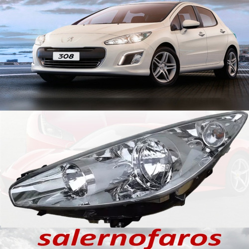 Imagen 5 de 7 de Optica Para Peugeot 308 1.6 2011 2012 2013 2014 2015 Izq