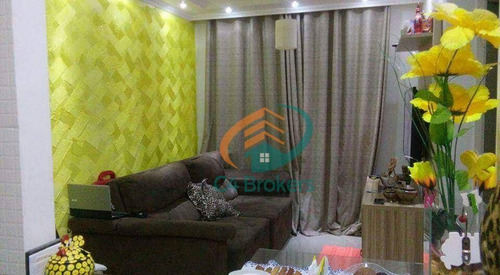 Imagem 1 de 21 de Apartamento Com 2 Dormitórios À Venda, 47 M² Por R$ 225.000,00 - Ponte Grande - Guarulhos/sp - Ap2144