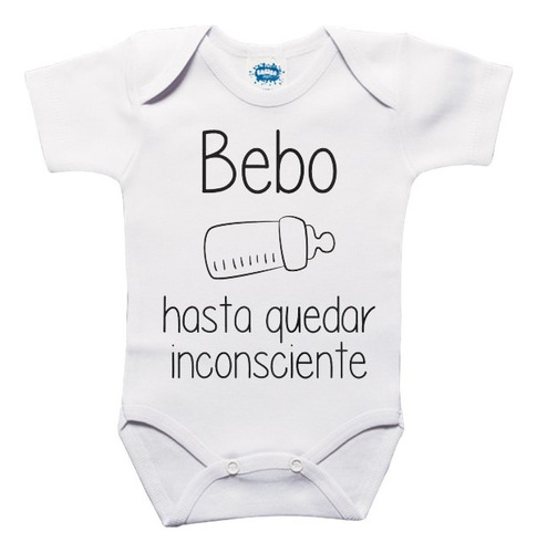 Pilucho O Body Estampado Bebo Hasta Quedar Inconsciente 