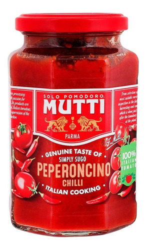 Salsa De Tomate Marinter Mutti Con Chile 400g