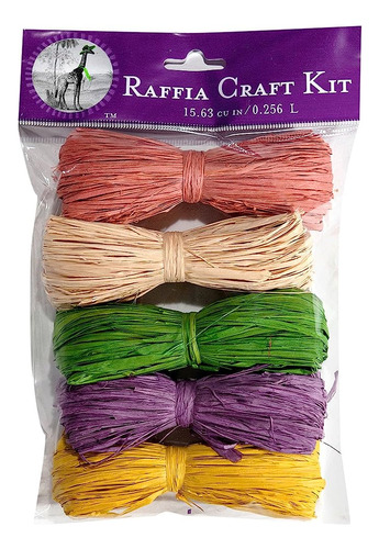 Supermoss (40507) Raffia Craft Kit - Primavera, Abril (rosa 