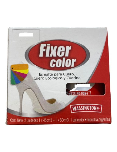 Tinta Coco Para Cuero, Cuerina Y Cuero Ecológico Fixer