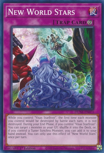 New World Stars (dune-en071) Yu-gi-oh!