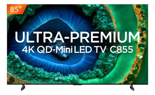 Smart TV TCL C855 85 Polegadas - Foto oficial e menor preço