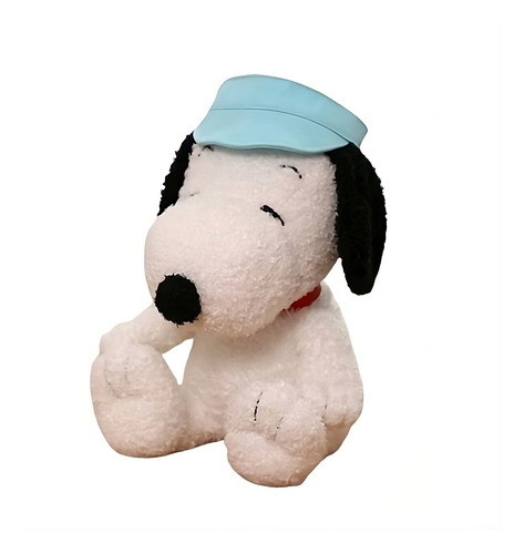 Peluche Snoopy Con Gorra Vicera Peanuts Original