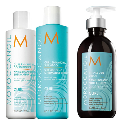 Moroccanoil Curl Shampoo & Acond 250ml & Crema Intensa 300ml