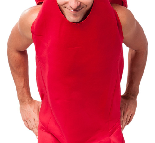Divertido Disfraz De Fiesta De Pimiento Rojo For Halloween