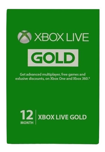 Xbox Live Gold 12 Meses 1 Año Brasil Vpn Codigo