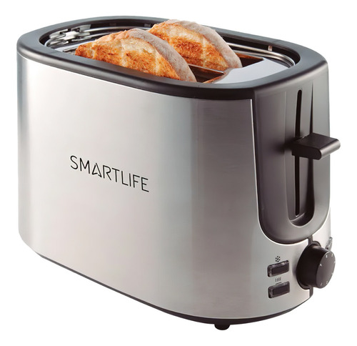 Tostadora Smartlife To1701 Acero Inox 7 Niveles 1000 Watts +