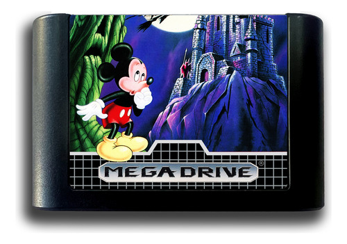 Cartucho De Megadrive Novo Mickey Castle Of Illusion