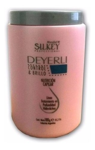 Baño De Crema Nutrición Capilar Silkey X 1000gr  Deyerli