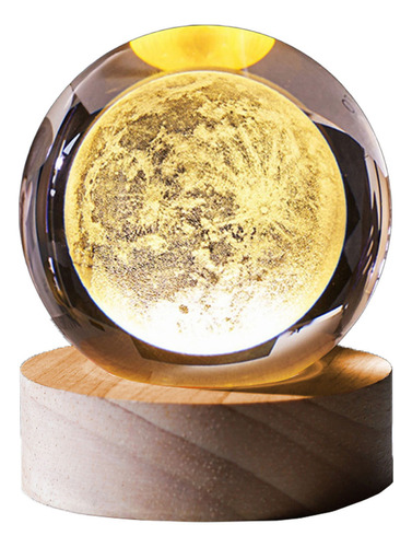 Luz Nebulosa Color Luna Con Pantalla Color 3 2cm X 6cm X 7cm De Diámetro Luna 3