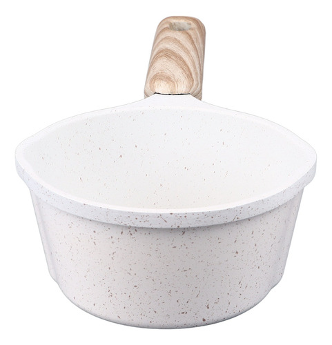 A Panela De Cozinha Branca Branca Evita O Aprofundamento Do