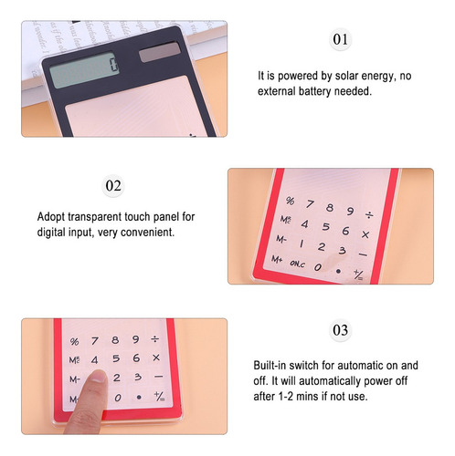 Calculadora De Energía Solar Clear Touch Calculator Ultra De