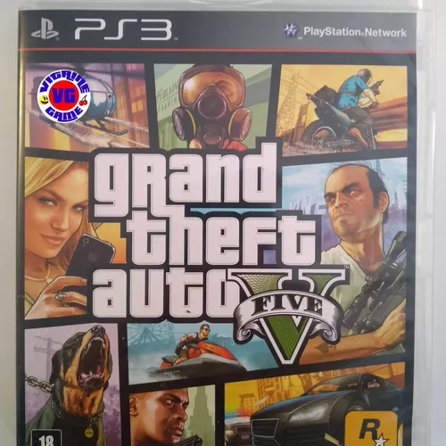 Jogo Grand Theft Auto V (gta 5) - Ps3