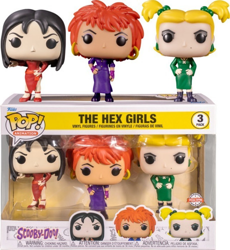 Funko Pop The Hex Girls 3 Pack Special Edition Scooby Doo