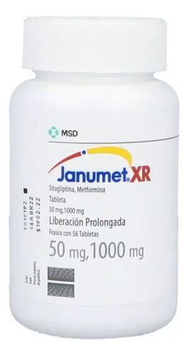 Janumet Xr 50 / 1000 Mg Frasco Con 56 Tabletas