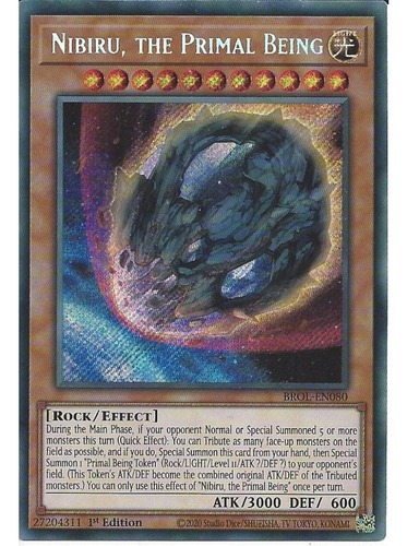 Nibiru, The Primal Being Yugioh!