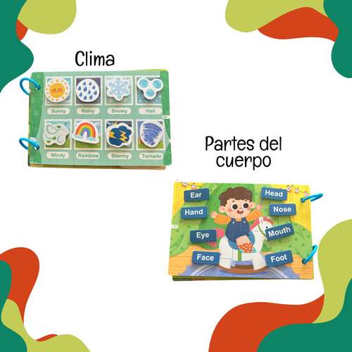 Montessori Busy Book Libro Actividades Estimulacion Temprana