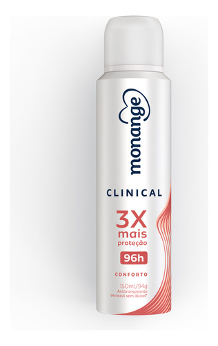 Desodorante Spray Clinical Conforto 96h Monange 150ml