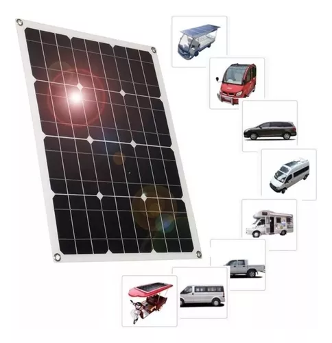 ECO-WORTHY Panel solar de 10, 20, 30, 50 watts para cargar baterías de 12  voltios.